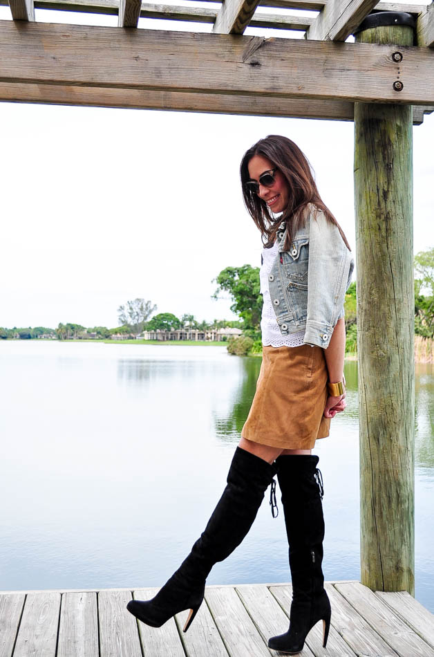 Festival season, full look, H&M, Sam Edelman, Levis, Bailey 44, Bobbi Brown