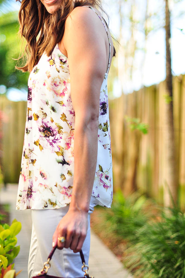 Haute Hippie, floral cami