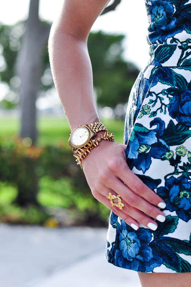 Stella Dot Renegade bracelet and Julie Vos cross ring