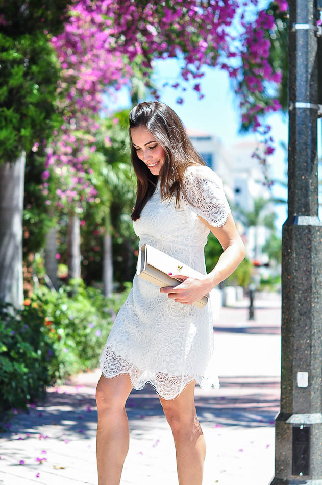 WHITE LACE DRESS - A Glam Lifestyle