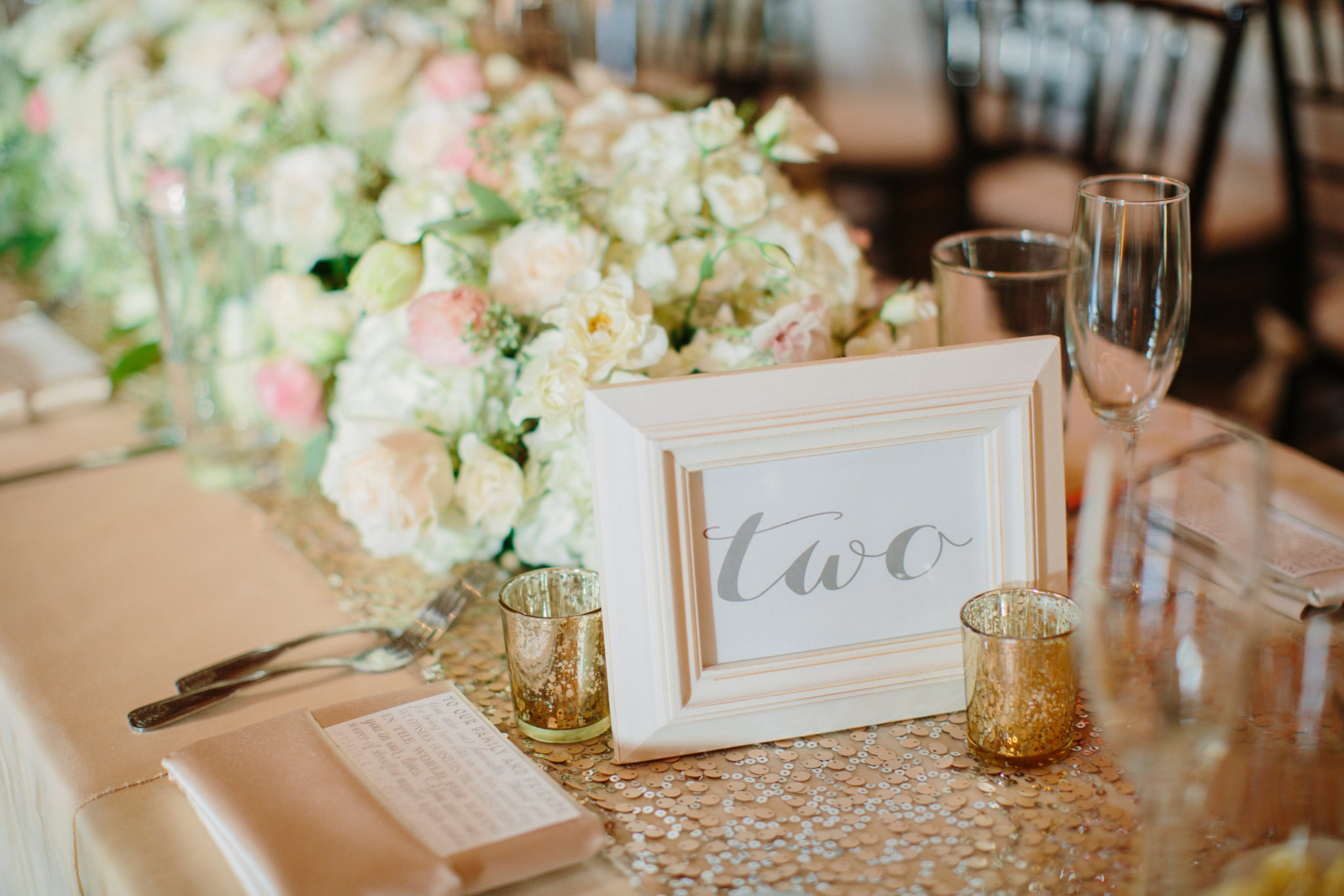 Wedding table decor