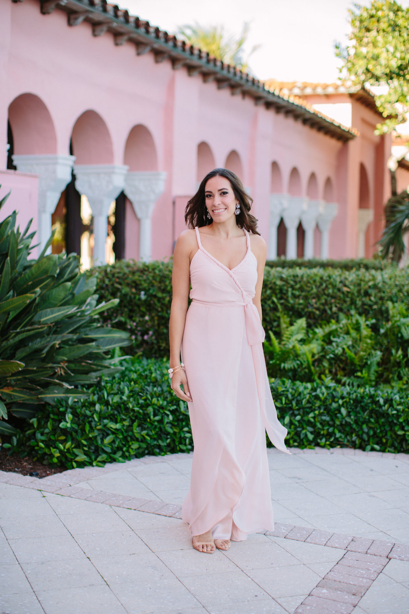 Bridesmaid in Joanna August dress