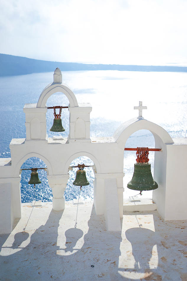 Three Bell Tower in Oia