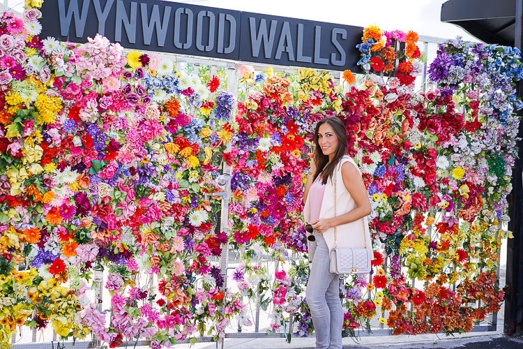 Wynwood Walls Flower Wall in Jcrew Carrie cami