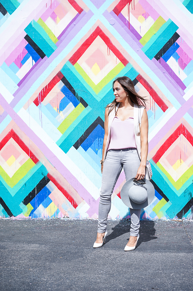 Wynwood Walls in Jcrew Carrie cami Topshop Vest