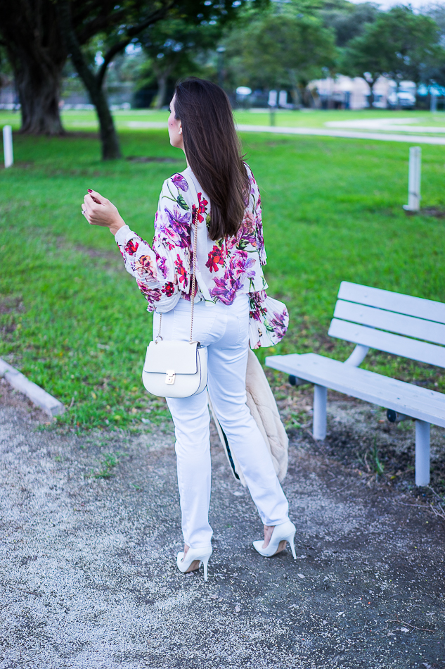 Intermix Alberta Ruffle Floral Blouse