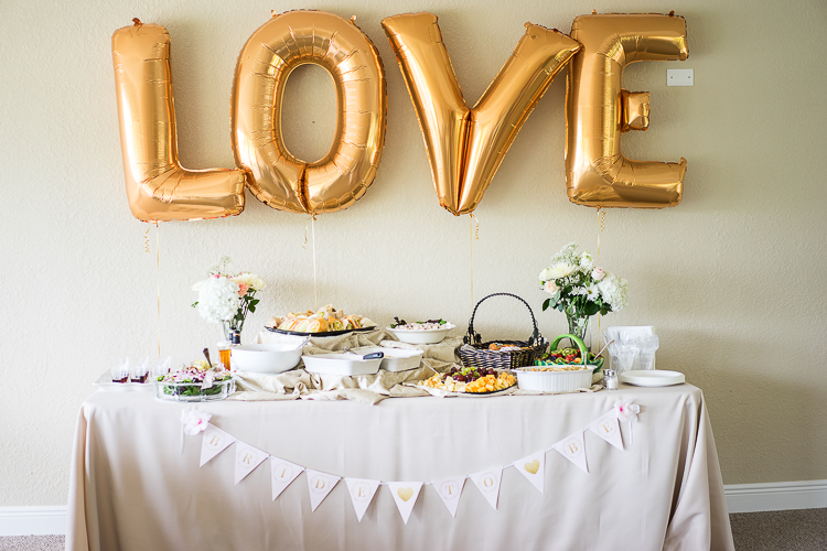LOVE letter balloons, bridal balloons, bridal shower