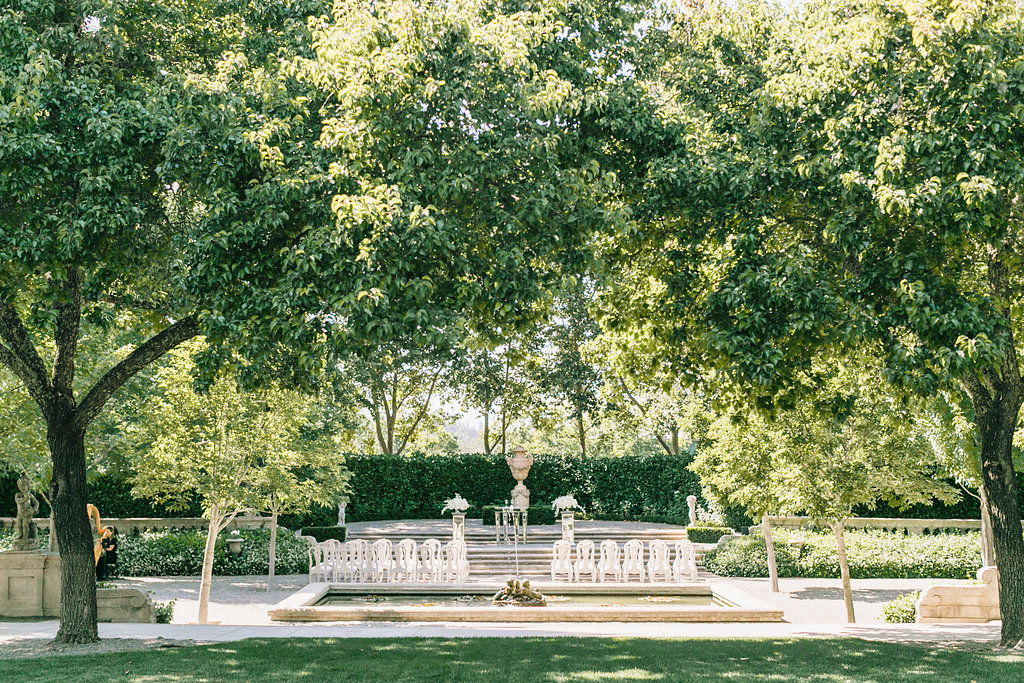 A Glam Lifestyle Blogger Amanda Champion shares a photo of their wedding at Beaulieu Garden