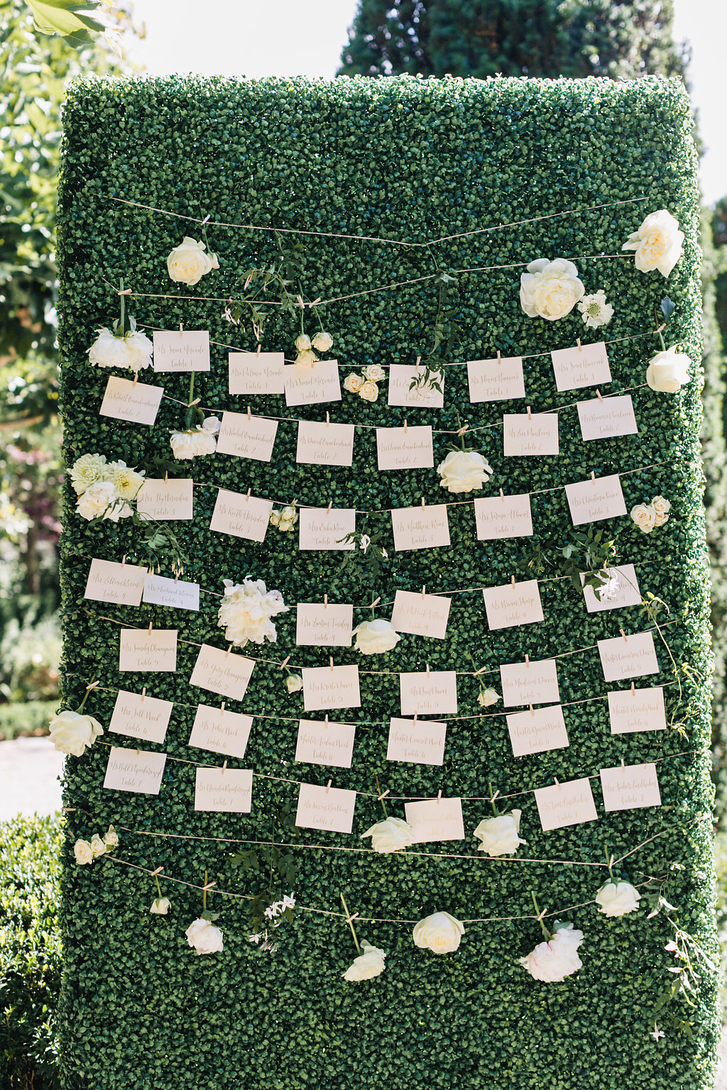 Beaulieu Garden, Napa wedding, Prim and Pixie placecards