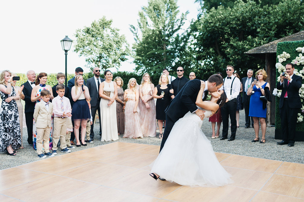 A Glam Lifestyle Blogger Amanda Champion shares their Glam Wedding at Beaulieu Garden- in photos: the wedding couple on their first dance