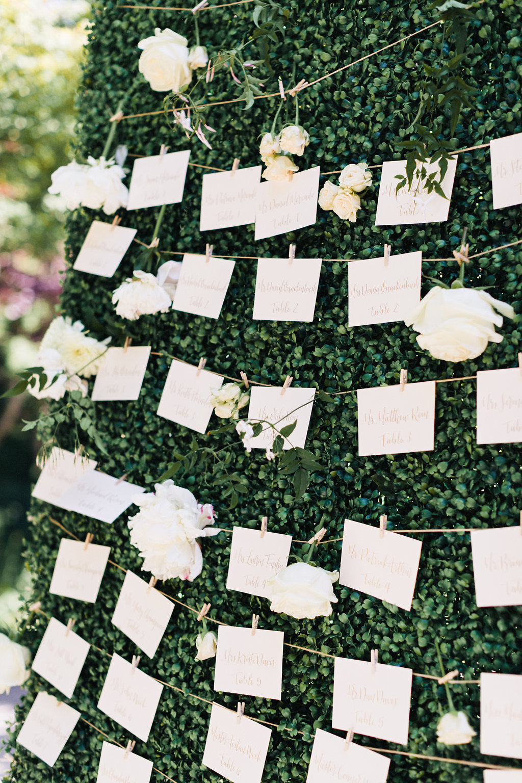 Prim and Pixie_wedding placecards_placecard display 2