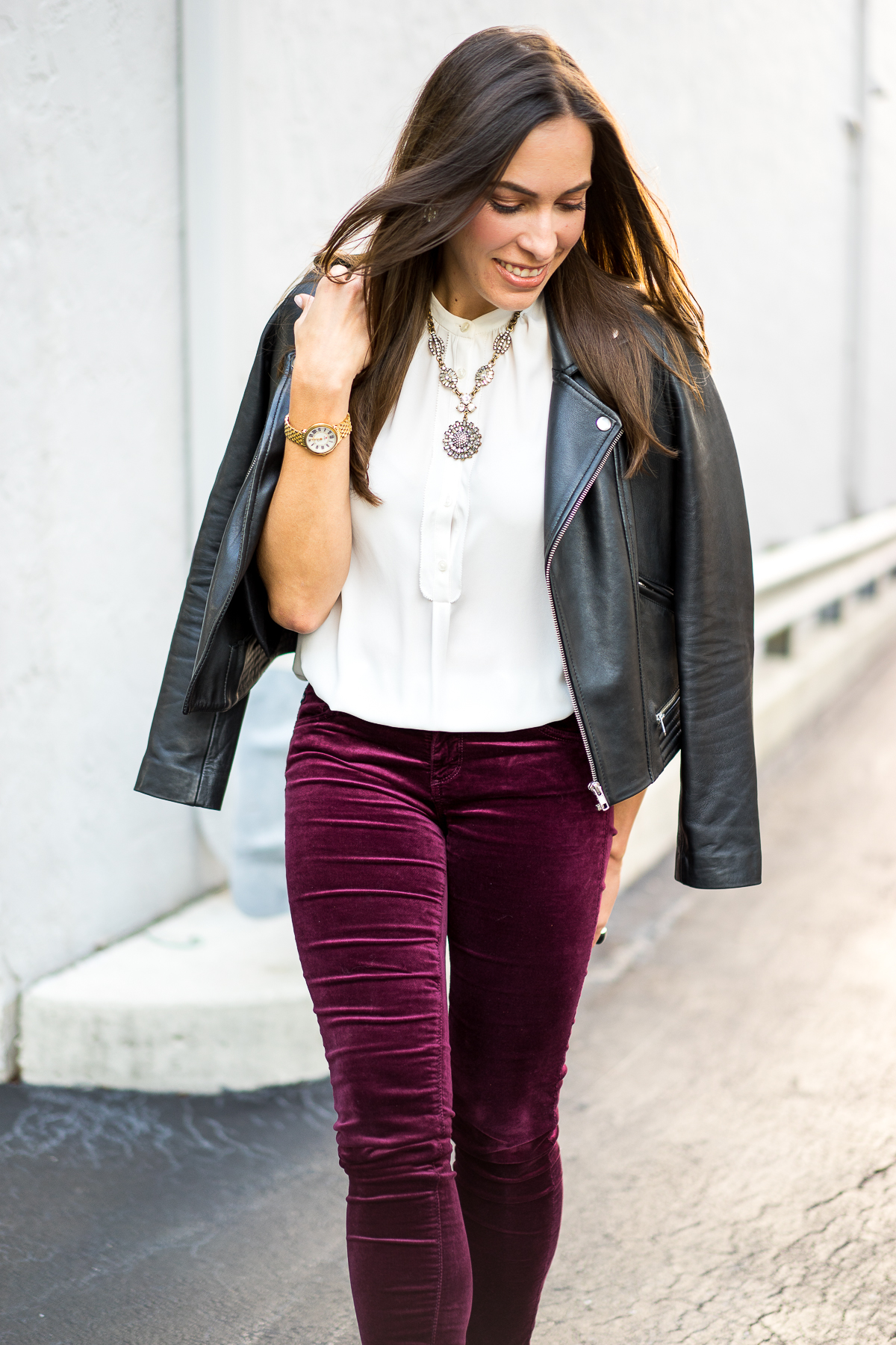 How to Wear Velvet Leggings for Fall - A Glam Lifestyle