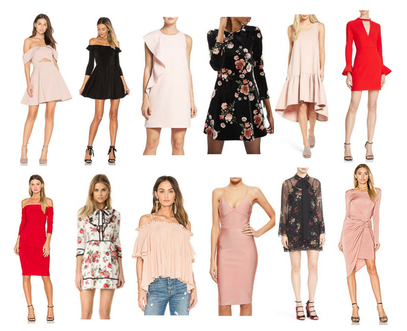 Fashion blogger Amanda from A Glam Lifestyle shares 12 Valentine's Day outfit ideas and her recommendations of what to wear on Valentine's Day