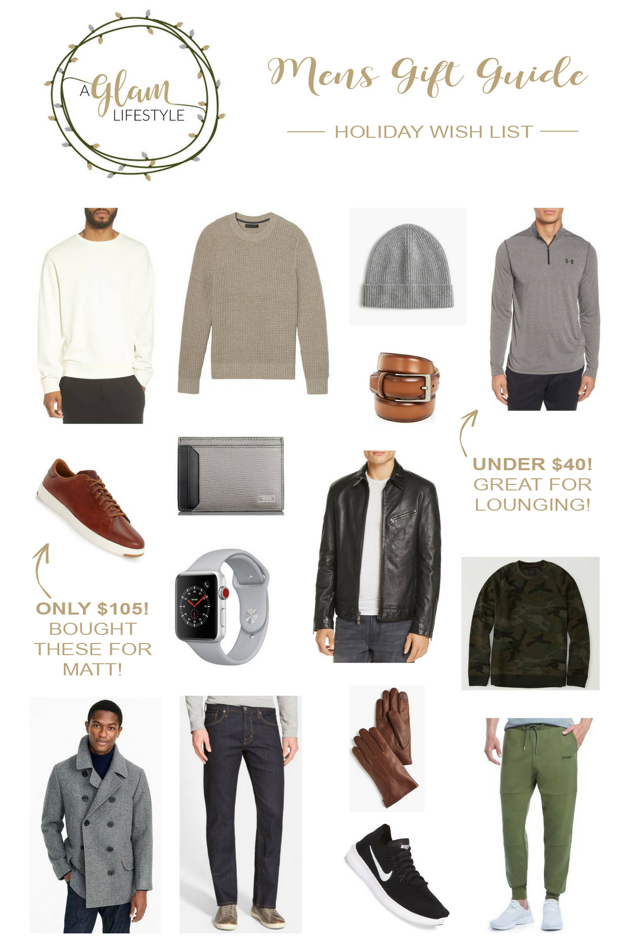 The 2017 Best Men's Gift Guide with items hand picked by South Florida fashion blogger Amanda of A Glam Lifestyle