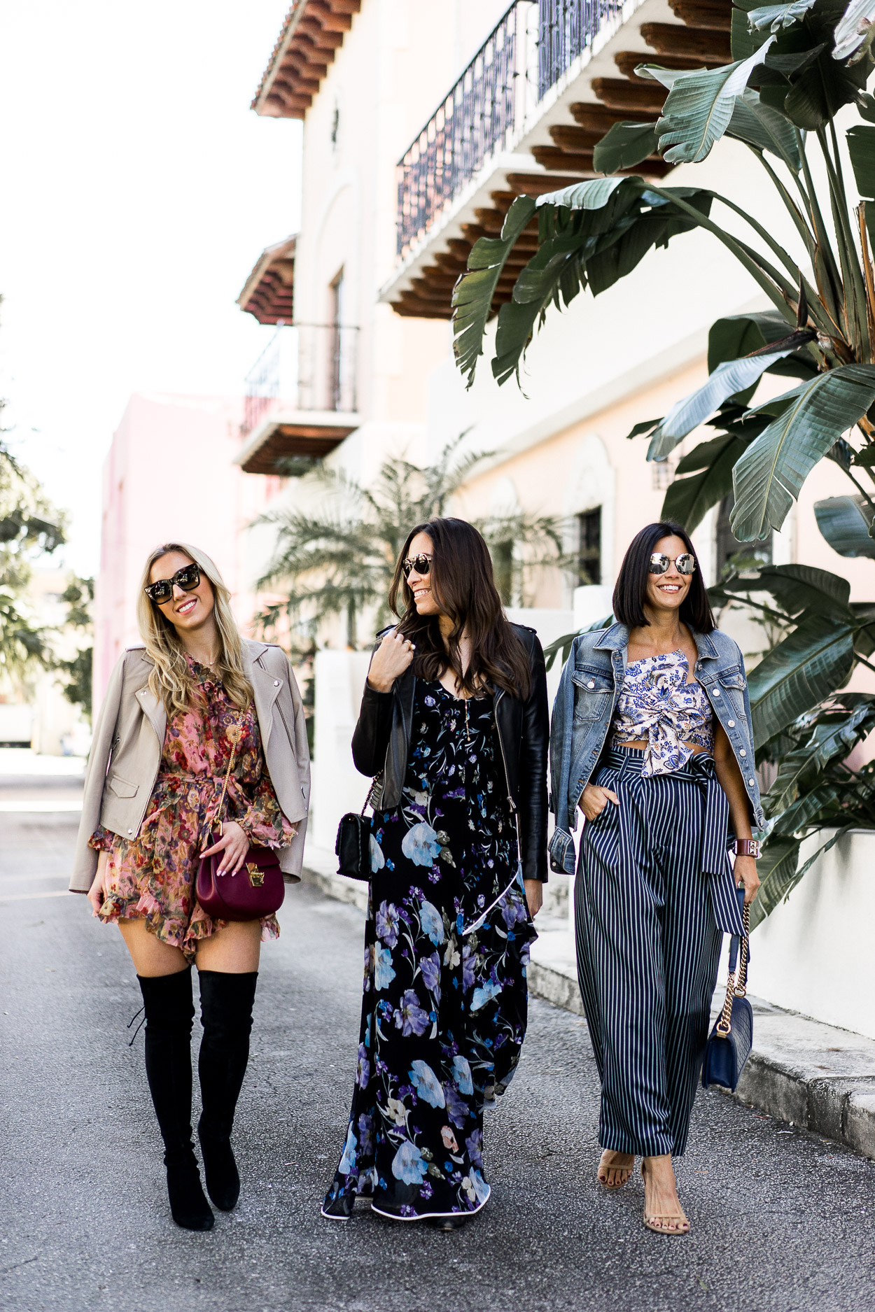 Blogger brunch outfits are always on point, like Get On My Chic, A Glam Lifestyle and Sauci Style bloggers in Fort Lauderdale