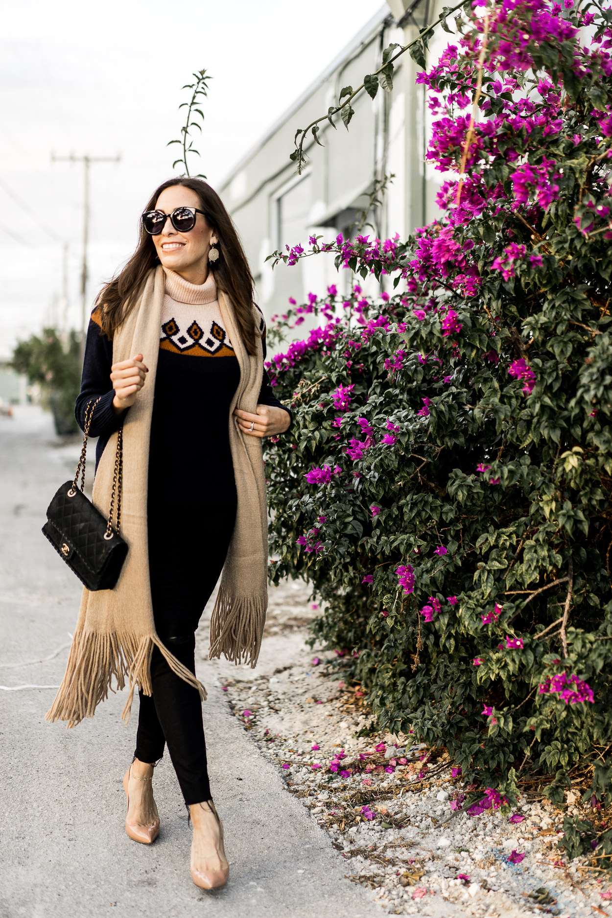 holiday fair isle sweater winter style