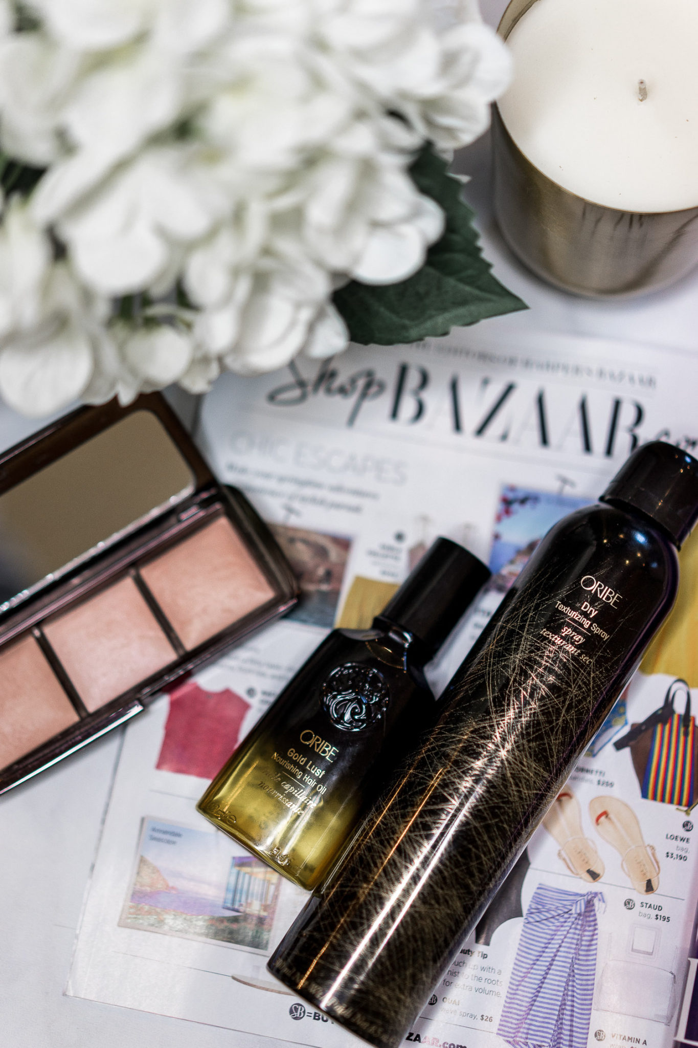 Best Hair Care Products - Oribe Dry Texturizing Spray and Cote de Azur Hair Oil