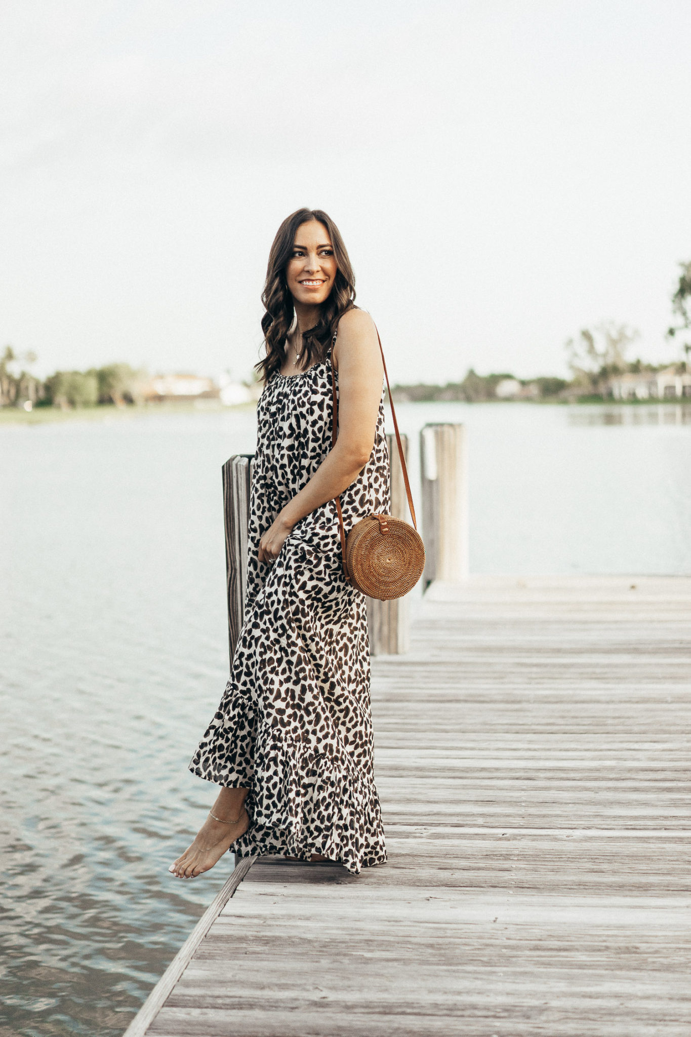 Vetiver Collection leopard dress