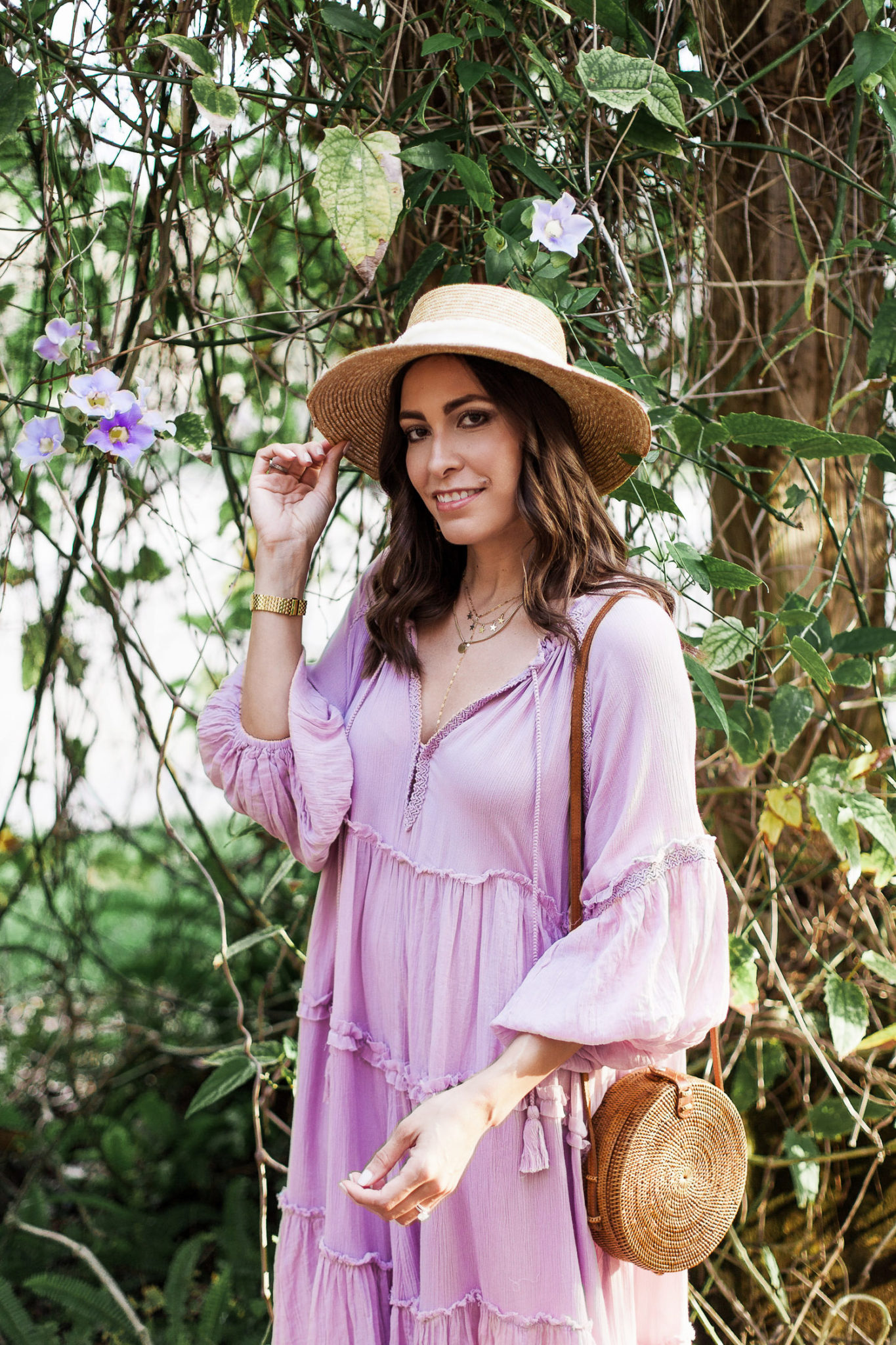 Spring lavender fashion