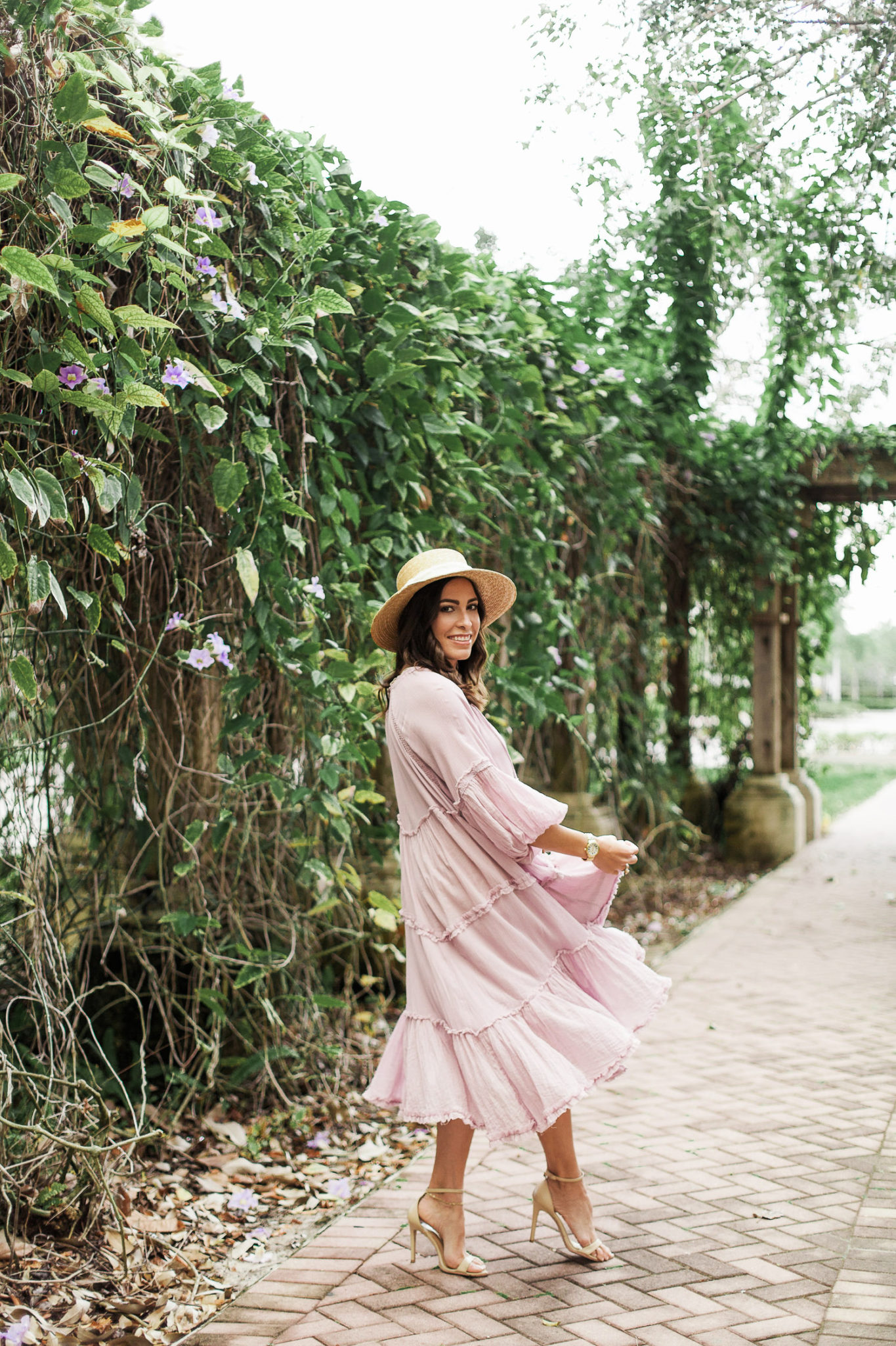 Flowy dress for spring