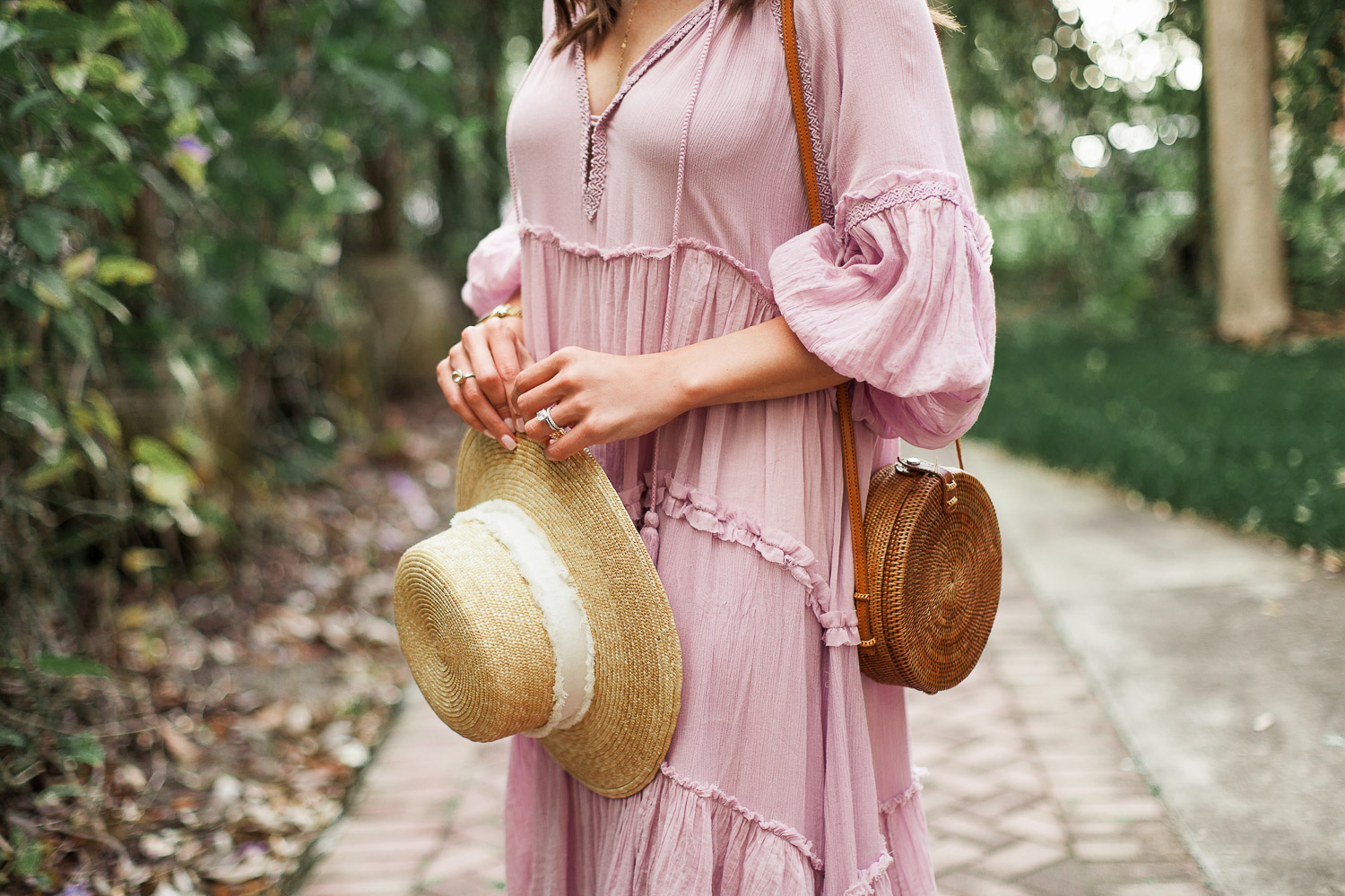 Free People spring midi dress