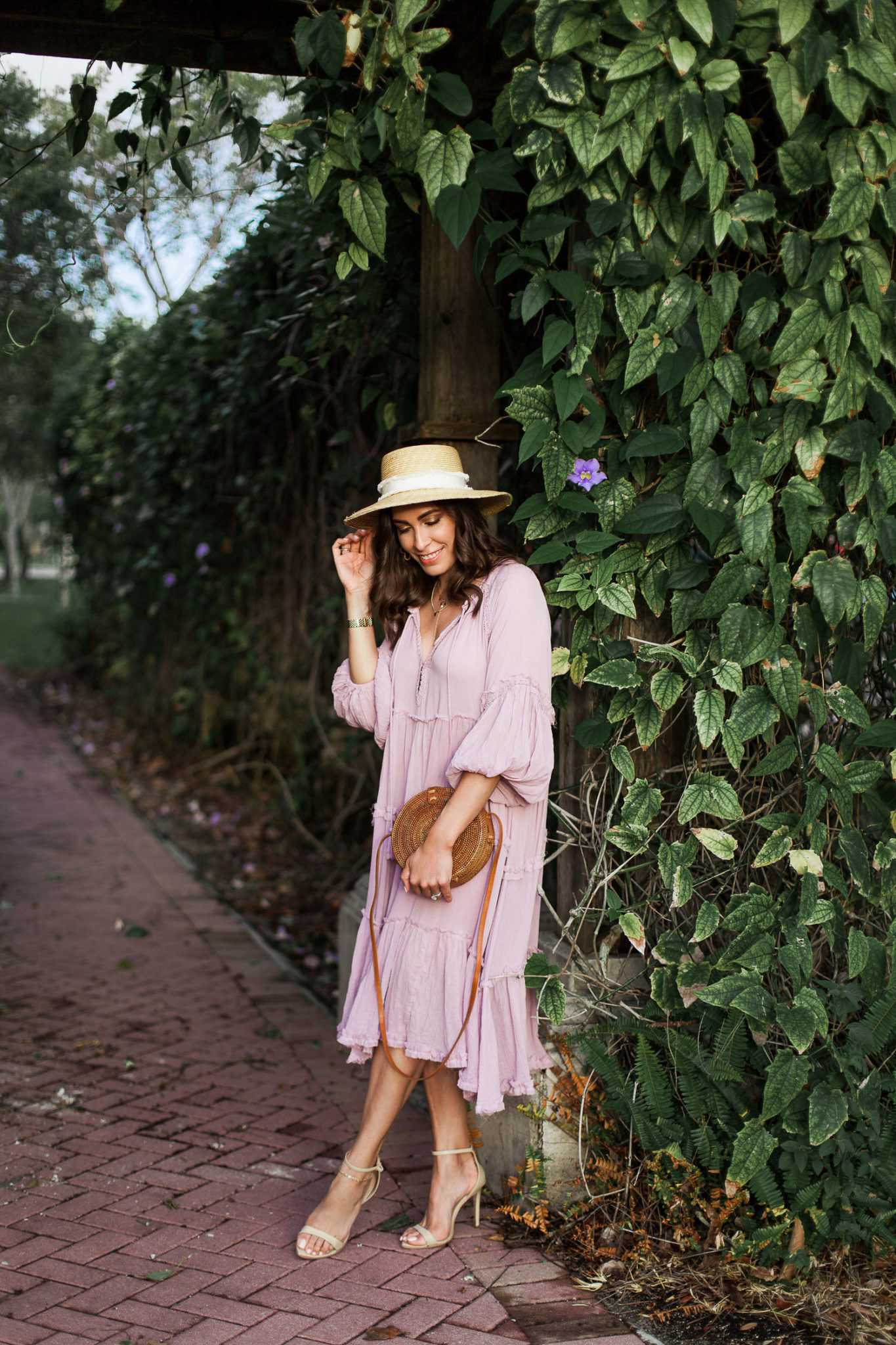 Lavender spring outfit