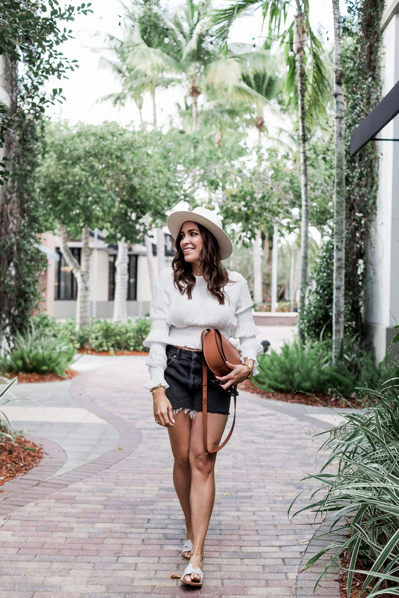 White Smocked Top for Spring