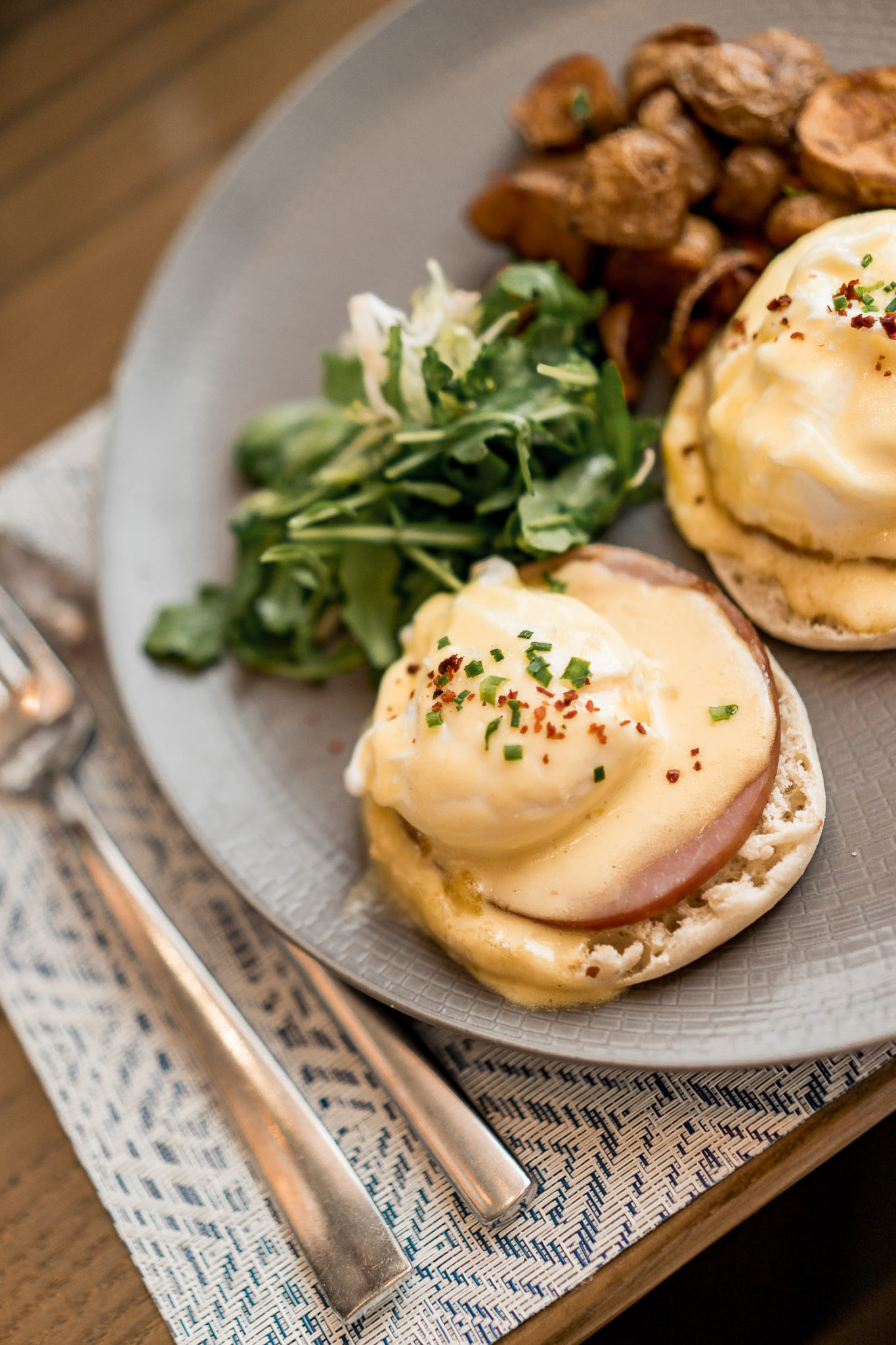 Boulud Sud eggs benedict