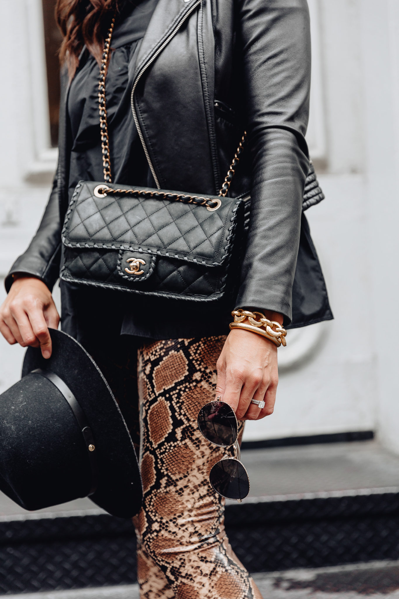 How to style the Snakeskin Print Trend