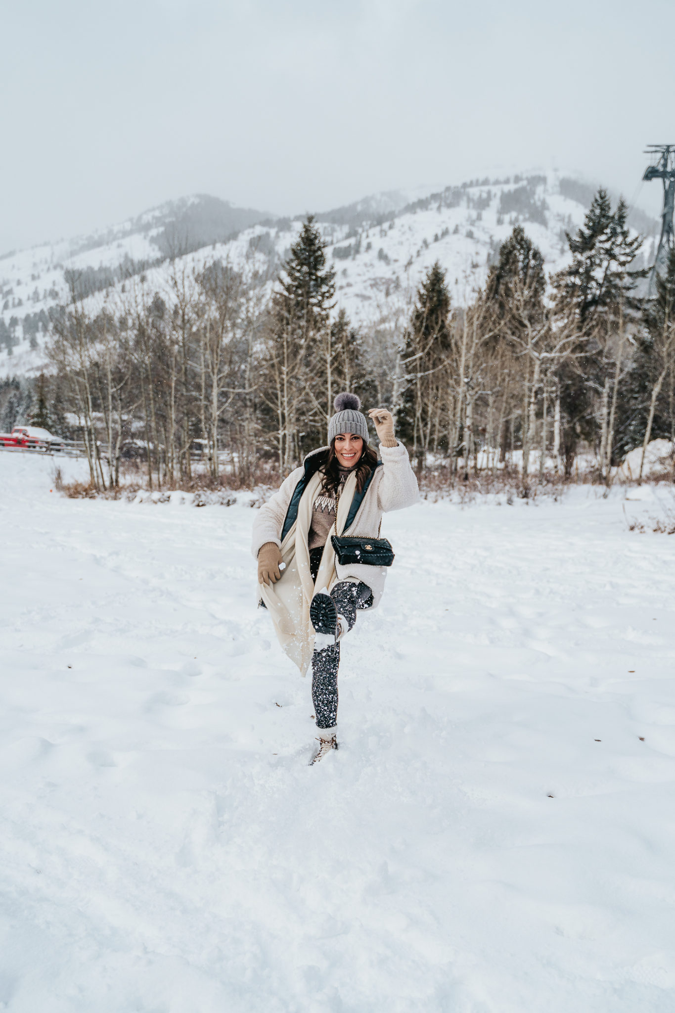 Reversible Faux Shearling Jacket by Bernardo