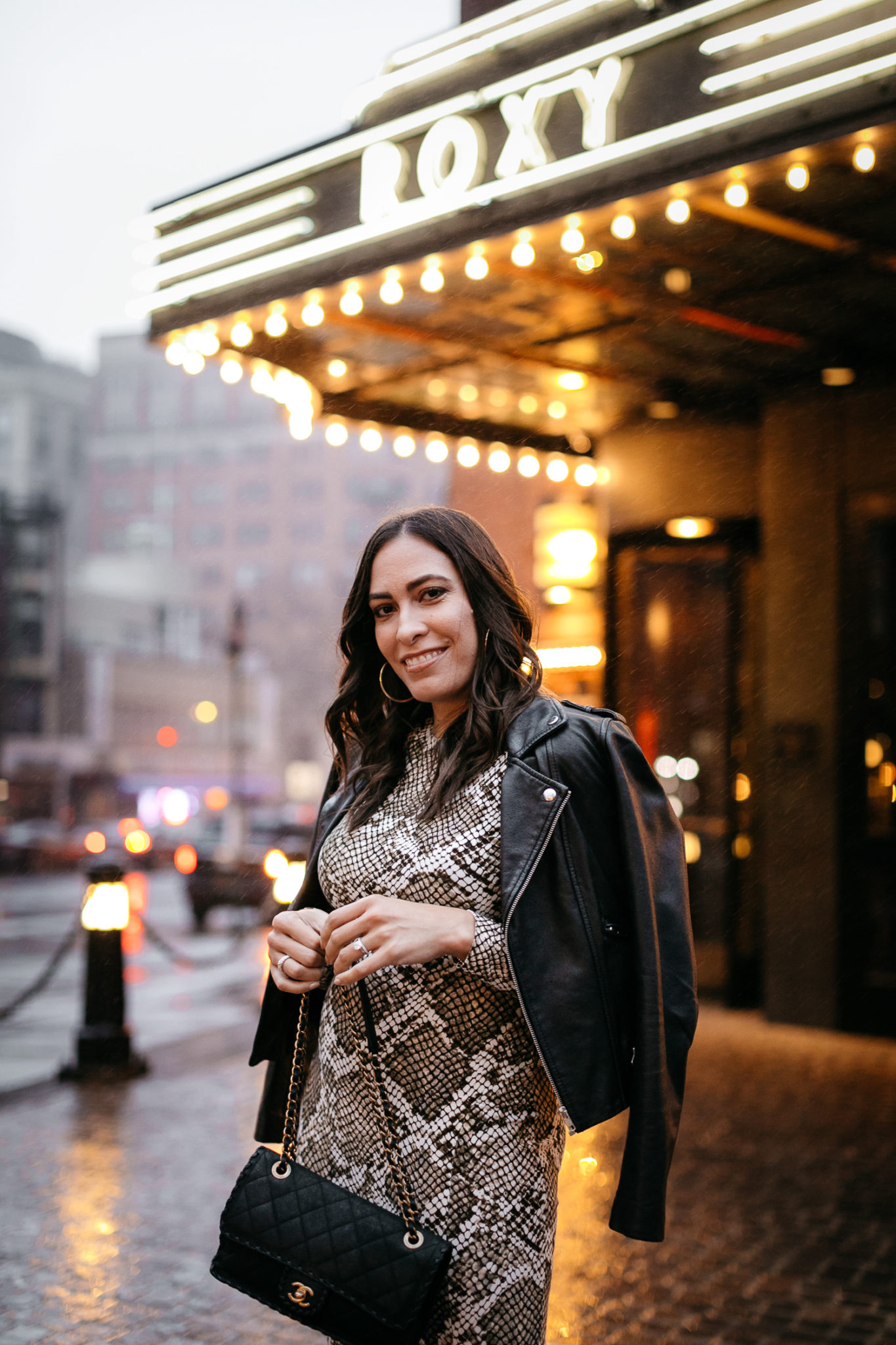 Snake Print Dress New York Fashion Week 2020