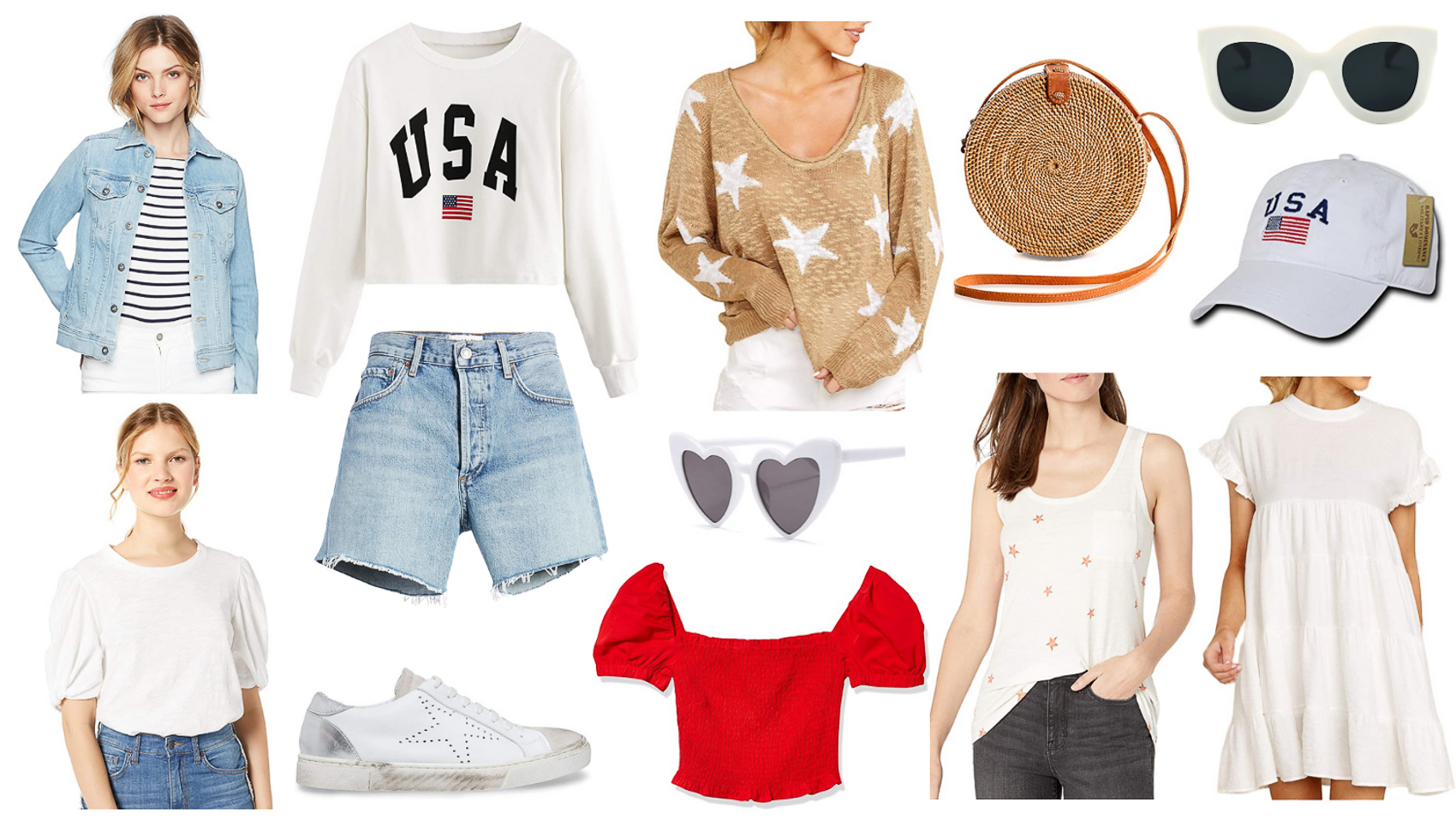 4th of July Outfits for Women Amazon Fashion: Cute 4th of July Outfits for Women featured by top FL fashion blogger, A Glam Lifestyle