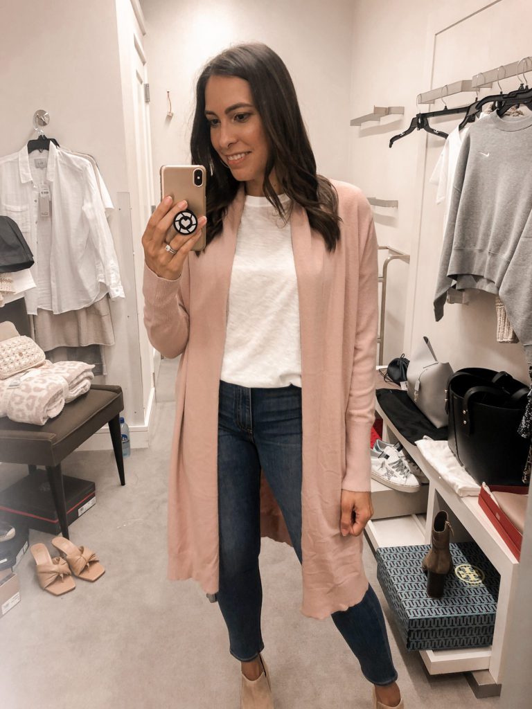 blush cardigan