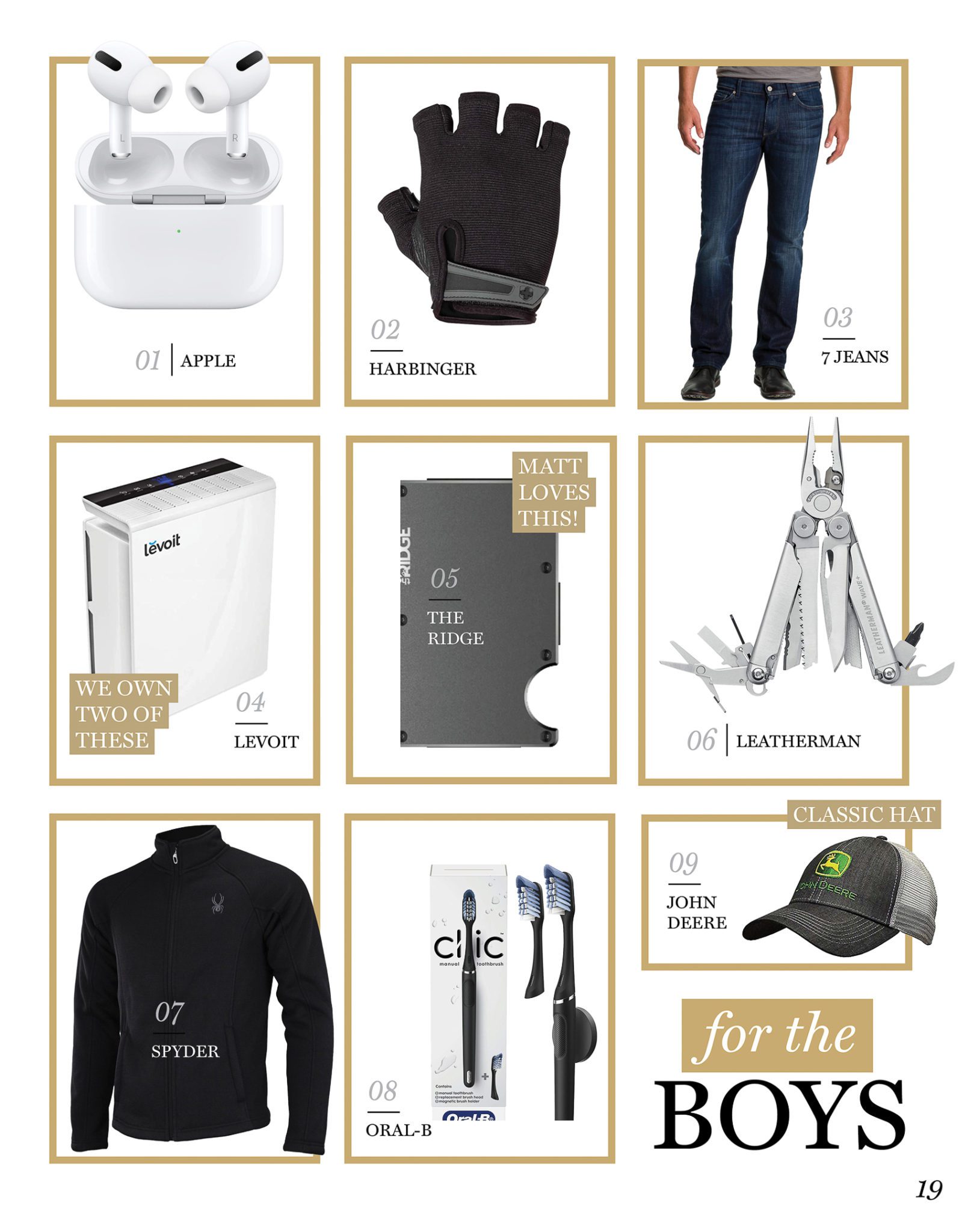 2020 Gift Guide for Men