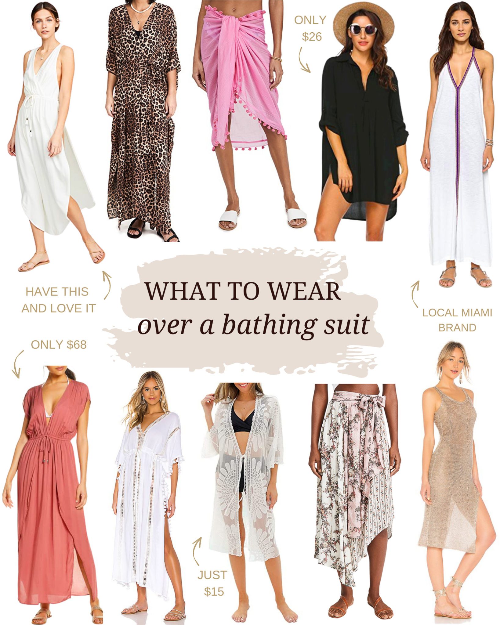 What To Wear Over A Bathing Suit - A Glam Lifestyle