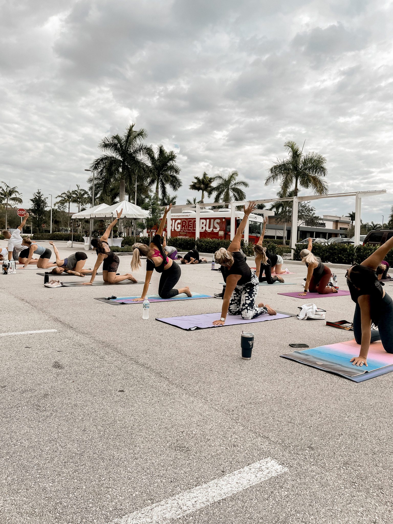 Pilates class at Promenade at Coconut Creek