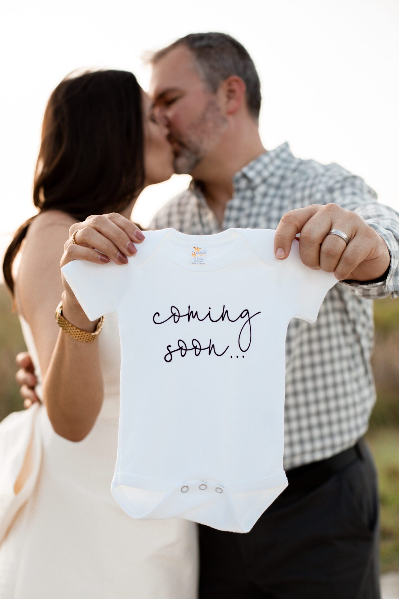 Baby announcement coming soon onesie