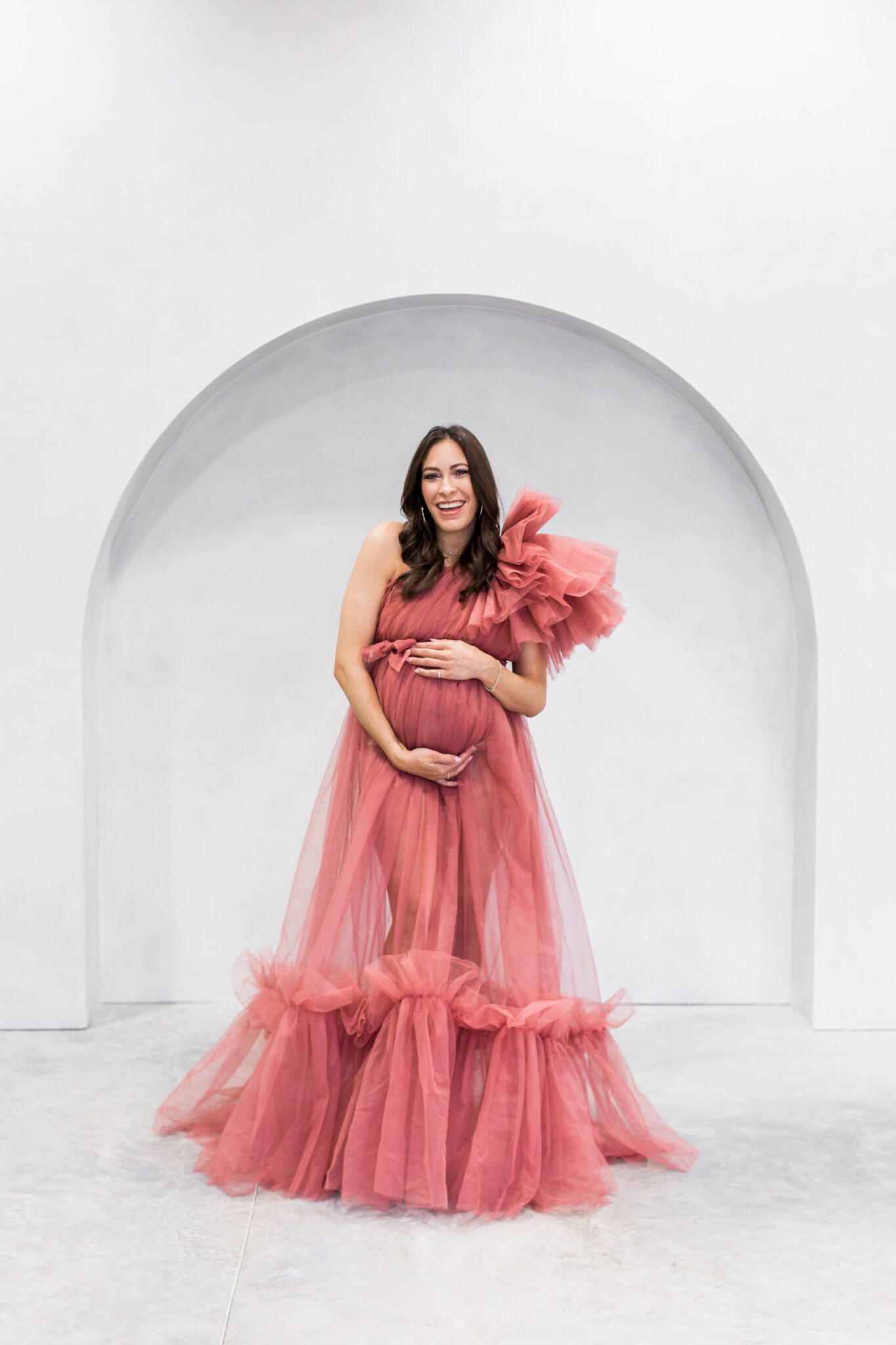 A Woman in Long Dress Posing for a Photoshoot · Free Stock Photo